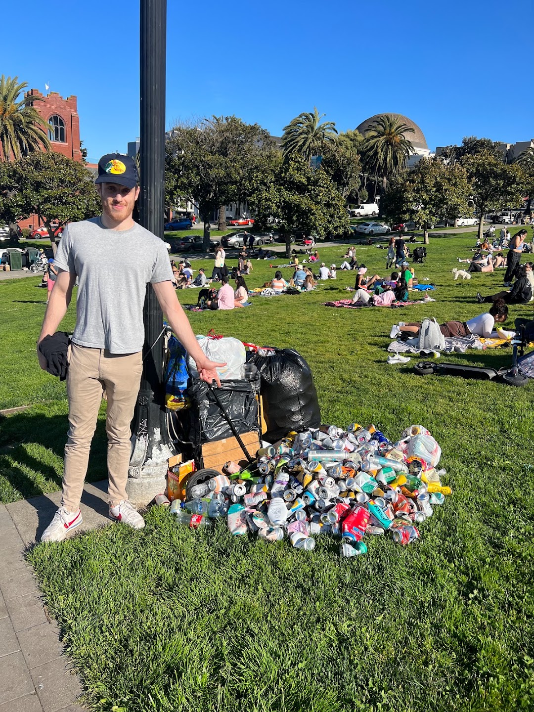 At the park in San Francisco